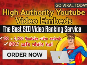 Embed your Youtube Video in Top Web2 Websites with the Best SEO Video Ranking